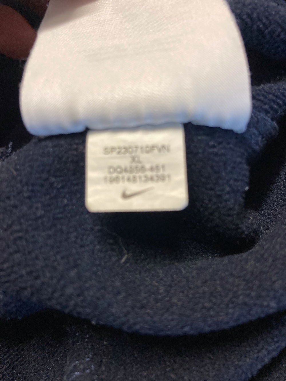 Nike Therma-FIT Men’s Open-Hem Fleece Fitness Pants Obsidian/Navy XL DQ4856-451 - Picture 9 of 14